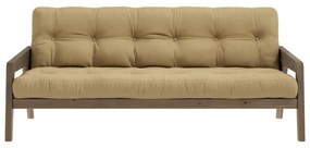 Żółta rozkładana sofa 204 cm Grab – Karup Design