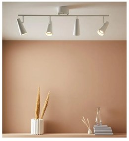 Biała lampa sufitowa Markslöjd Crest, szer. 93,5 cm