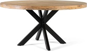 Okrągły stół jadalny z drewna mango o średnicy 120 cm