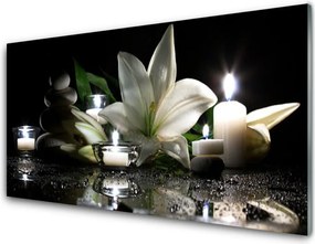 Szkło Ozdobne do Kuchni Świece Spa i Lilia Wodna