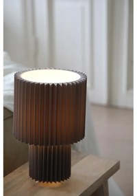 Szara lampa stołowa z tekstylnym kloszem (wysokość 32 cm) Catis – Markslöjd