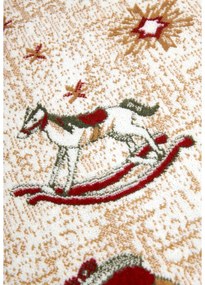 Czerwony dywan z mieszanki bawełny ze świątecznym motywem 50x80 cm Toy's Delight Red Christmas – Villeroy&amp;Boch