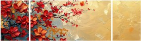 Obraz - Kwitnące drzewo (170x50 cm)