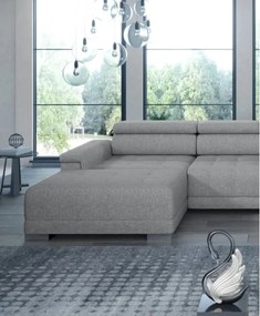 Narożnik CAMPO XL z elektryczną regulacją siedziska Prawostronny w tkaninie MEMPHIS 16 WERSAL