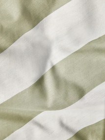 PrzytulneMieszkanie.pl PrzytulneMieszkanie.pl Bawełniana pościel STRIPES biało-zielona Rozmiar pościeli: 2 szt 70 x 90 cm | 200 x 220 cm