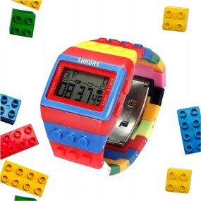 Klockowy cyfrowy zegarek dla dziecka regulowany różne kolory