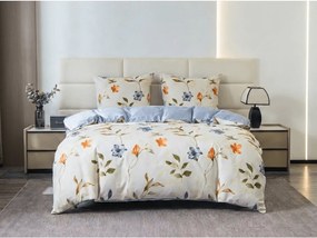 PrzytulneMieszkanie.pl PrzytulneMieszkanie.pl Pościel z mikroflanelu GENTLE LEAVES kremowa Rozmiar pościeli: 70 x 90 cm | 140 x 220 cm