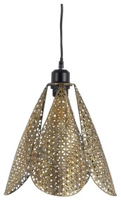 Lampa wisząca w kolorze złota z metalowym kloszem ø 24 cm – Ixia