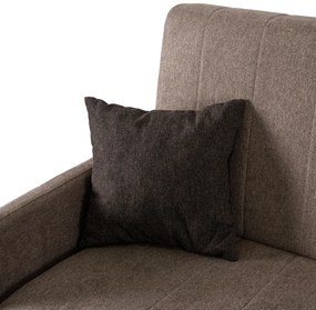 Sofa z Funkcją Spania ASPEN Wersalka Rozkładana Dwuosobowa Beżowa Nowoczesna do Salonu