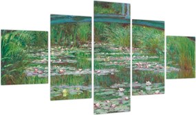 Obraz - Claude Monet, The Japanese Footbridge, reprodukcje (125x70 cm)