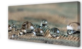 Zdjęcie na płótnie Tekstura Kropli w Makro