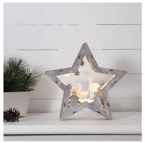 Eglo 410413 - LED Świąteczna dekoracja FAUNA 10×LED/0,03W/2×AAA