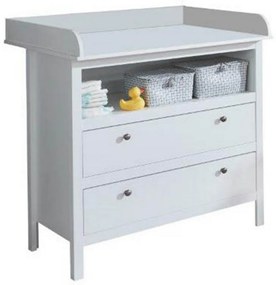 Komoda z przewijakiem OLJE 2S, biały