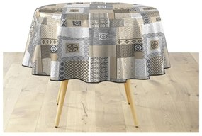 Obrus zmywalny z PCV ø 160 cm Costa – douceur d'intérieur