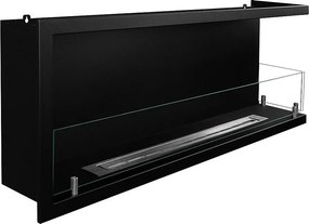 Biokominek narożny do zabudowy, biokominek narożny 120x45 SUTRI 120 DX