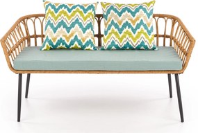 Dwuosobowa sofa ogrodowa z rattanu Gardena 2S