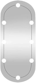 Podświetlane owalne lustro LED 40x20 cm K3-K34