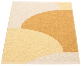 Dywan odpowiedni na zewnątrz w kolorze ochry 70x90 cm Hill Ochre Pale Yellow – Pappelina