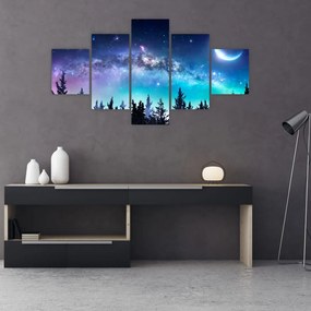 Obraz - Droga Mleczna (125x70 cm)