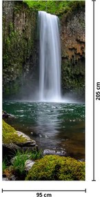 Fototapeta na drzwi - Wodospady (95x205cm)