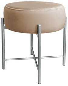 Taboret Pola noga metalowa szara MG06