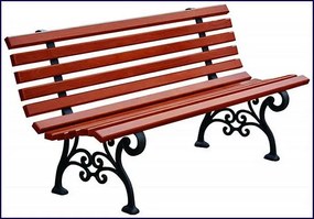 Romantyczna ławka parkowa 150 cm Walia