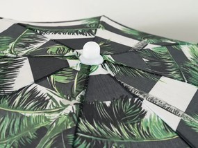 Parasol PALMA 180 cm, czarno-biały