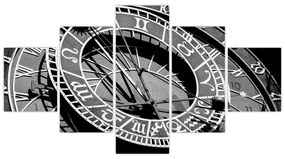 Obraz - Zegar astronomiczny, Praga, Czechy (125x70 cm)