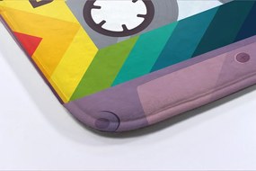 Dywanik łazienkowy antypoślizgowy Dywanik łazienkowy antypoślizgowy Kaseta Retro Tęcza
