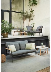 Ciemnoszara sofa ogrodowa Ray – Diphano
