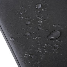 Sofa Ogrodowa Dwuosobowa ze Stolikiem KENT Technorattan Czarna