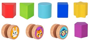 Tooky toy kostka edukacyjna sorter labirynt przeplatanka zwierzątka