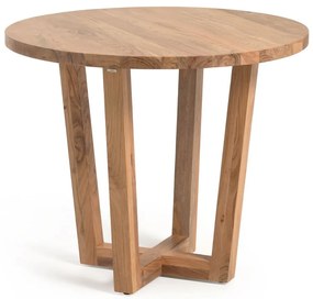 Okrągły stół z litego drewna akacjowego ø 90 cm Nahla – Kave Home