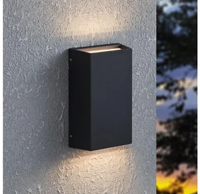 Eglo 900886 - LED Kinkiet zewnętrzny SPONGANO 2xLED/5W/230V IP65
