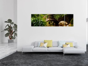 Obraz - Most nad rzeką (170x50 cm)
