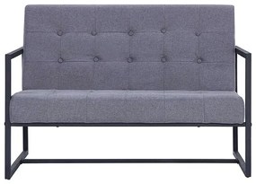 Zgrabna 2-osobowa sofa Mefir - jasnoszara