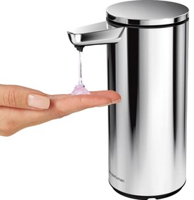 Simplehuman Bezdotykowy dozownik mydła 266 ml,stal nierdzewna błyszcząca