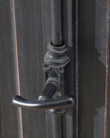 Komoda  240x48x94 old black &amp; natural
