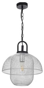 ONLI - Żyrandol na łańcuchu ZAIR 1xE27/22W/230V czarny/srebrny