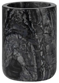 Czarny marmurowy kubek na szczoteczki do zębów Marble – Mette Ditmer Denmark