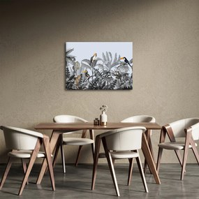 Obraz - Ilustrowana dżungla (70x50 cm)