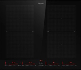 Klarstein Masterzone 60cm Płyta Indukcyjna 2StrefyFlex 4 Strefy Gotowania Czarny