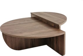 Zestaw 2 stolików kawowych - Naturalny – ALOEVA