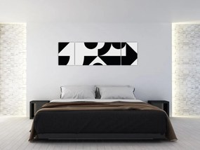 Obraz - Abstrakcja geometryczna N⁰1 (170x50 cm)