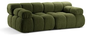 Zielona sofa modułowa z materiału bouclé 188 cm Bellis – Micadoni Home