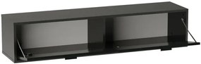 Czarna ryflowana szafka pod tv N1-Z98