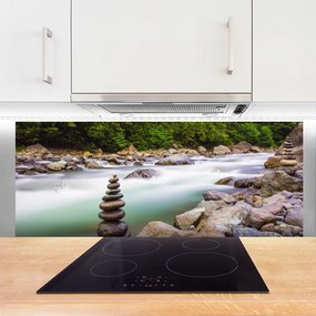 Panel Szklany Dziki Potok w Górskim Lesie