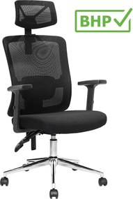 Krzesło biurowe z regulacją lędźwiową Otis, zgodne z normą BHP