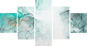 Obraz - Atramentowa abstraakcja 2 (125x70 cm)
