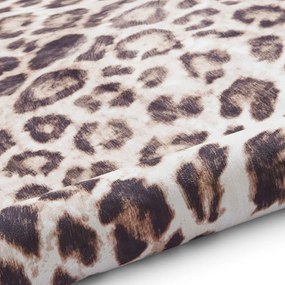 Brązowo-beżowy dywan 155x130 cm Faux Leopard – Think Rugs